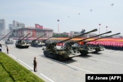 Военный парад в Пхеньяне 27 июля 2013 года. Архивное фото