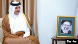 از میان رهبران کشورهای عربی حاشیهٔ خلیج فارس تنها امیر قطر در مراسم ابراهیم رئیسی شرکت کرد