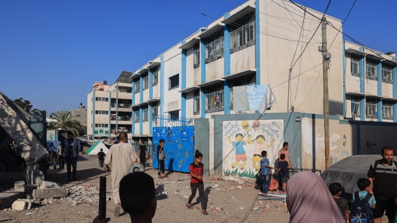 منابع فلسطینی می‌گویند ۲۹ نفر در حمله اسرائیل به مدرسه‌ای در غزه کشته شدند