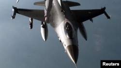 Avion de luptă F-16 al armatei olandeze (foto arhivă)