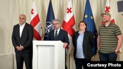 ფოტო არქივიდან: „კოალიცია ცვლილებისთვის“ ლიდერები 