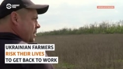 Ukrainian Farmer Works To Replace Land Mines With Food Crops