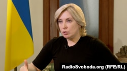 Iryna Vereshchuk, deputy prime minister for reintegration of the temporarily occupied territories of Ukraine (file photo)