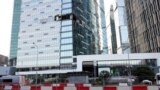 Russia Blames Damaged Moscow Buildings On Drone Attacks
