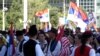 Belgrade Rally Calls For Unity With Bosnian Serbs 