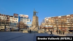 Centralni trg u Kraljevu, Srbija (foto-arhiv)