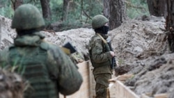Російські військові на лінії оборони у захопленій частині Херсонщини (архівна світлина)