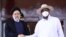 ابراهیم رئیسی، رئیس‌ جمهور ایران، (چپ) در دیدار با یووری موسونی، رئيس جمهوری اوگاندا. ۲۱ تیر