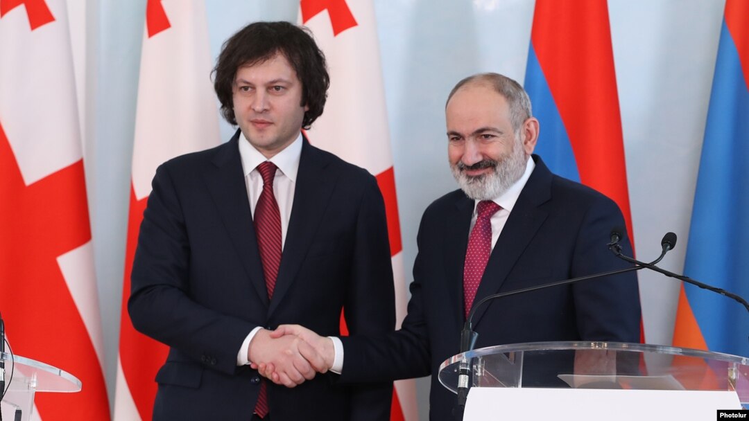 Ираклий Кобахидзе и Никол Пашинян