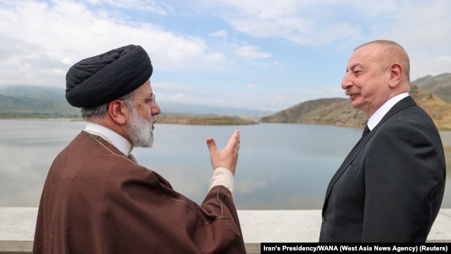 Իրանի և Ադրբեջանի նախագահները երկու երկրների սահմաններին, մայիսի 19-ի առավոտյան