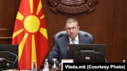 Северна Македонија - Христијан Мицкоски, премиер на Република Северна Македонија, јуни 2024 година. 
