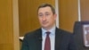 The head of the board of NJSC «Naftogaz of Ukraine» Oleksiy Chernyshov is interviewed by RFE/RL's Ukrainian Service in Brussels