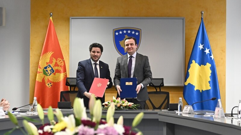 Косово и Црна Гора потпишаа Договор за воздушен сообраќај