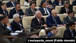 Парламенттің бірлескен отырысы. Көрнекі сурет.