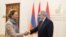 Armenian Prime Minister Nikol Pashinian hosted Secretary General of the Council of Europe Marija Pejcinovic Buric in Yerevan, April 8, 2024.