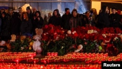 Акция в память жертв нападения на "Крокус Сити Холл"