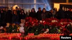 Акция в память жертв нападения на «Крокус Сити Холл».