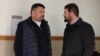 Андрій Наумов (зліва) у Вищому суді міста Ніш у Сербії, який почав повторний розгляд справи проти нього про відмивання грошей, березень 2024 року