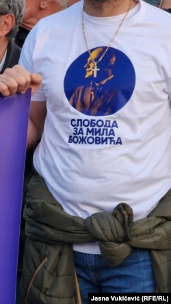 S protesta u Budvi 21. aprila 2023.