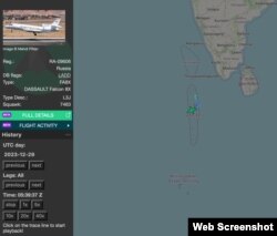 Самолет Falcon 8X 29 декабря 2023 года приземлился на Мальдивах