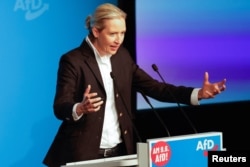 Liderka AfD-a, Alice Weidel, 27. april 2024.