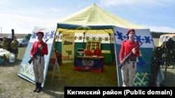 Кыйгы районы Сабантуеда Русиянең Украинага һөҗүмен хуплаган мәйданчык. Иллюстратив фото