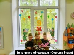 Акция "Окно победы" в детских учреждениях в Чебоксарах