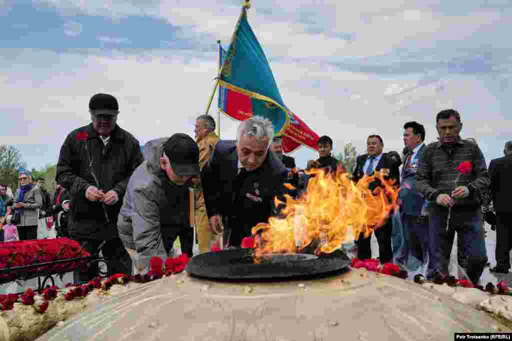 Obilježavanje Dana pobjede u Drugom svjetskom ratu u kazahstanskoj prijestolnici Astani, 9. maja.