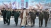 Iranski vrhovni vođa Ali Hamnei (u sredini) među najvišim komandantima Korpusa islamske revolucionarne garde i iranske vojske, 10. oktobar 2023.