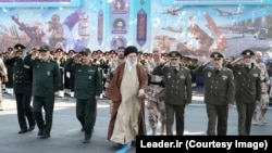 خامنه‌ای در مراسم مشترک دانش‌آموختگی دانشجویان دانشگاه‌های افسری در تهران
