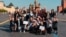 Tineri moldoveni duși în excursie la Moscova de organizația Evrazia în vara anului curent. 
