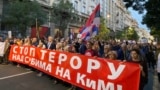 Right-wing parties protest in Belgrade as a sign of 'support for Serbs in Kosovo', June 28th 2023
