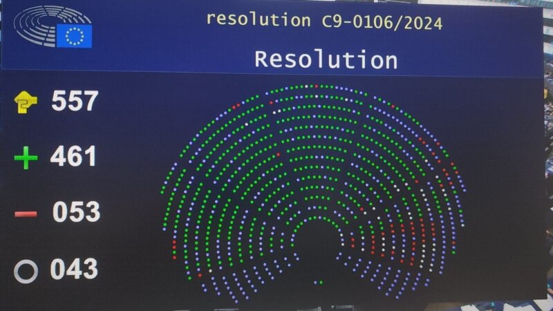 Европскиот Парламент ја изгласа резолуцијата за Србија