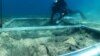 Croatia -- Neolithic site submerged by rising seas in Croatia, Korcula, Zadar, June 7, 2023.