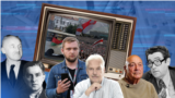 Юліюс Штрэйхер, Міхаіл Кальцоў, Рыгор Азаронак, Андрэй Мукавозчык, Уладзімір Познэр, Валянцін Зорын. Каляж