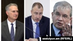 Ձախից՝ աջ․ Լուիս Բոնո, Տոյվո Կլաար, Իգոր Խովաև