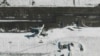 А-50 на аэродроме под Минском, снимок со спутника
