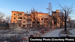 Разрушенный и оккупированный Россией украинский Мариуполь, март 2023
