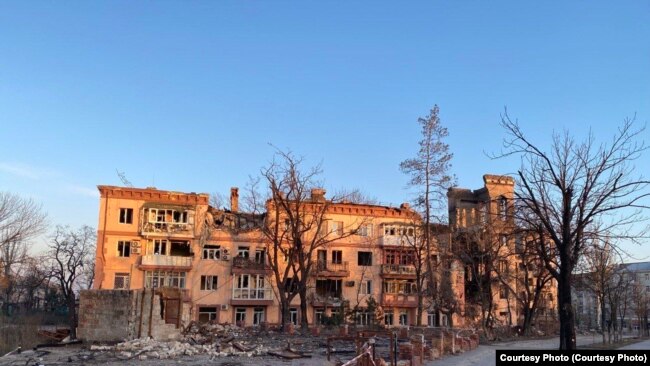 Разрушенията в Мариупол, снимани през март 2023 г.