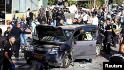 На месцы інцыдэнту ў Ерусаліме, 24 красавіка 2023 году