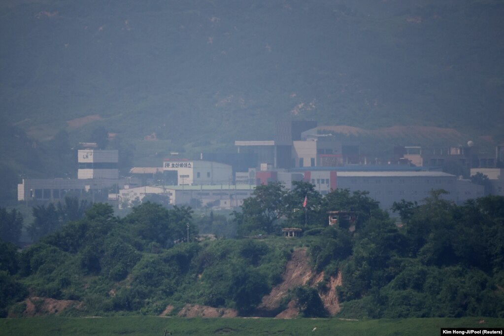 Një tjetër pamje e kompleksit industrial&nbsp;Kaesong.&nbsp;