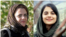 از راست فروغ تقی‌پور و مرضیه فارسی