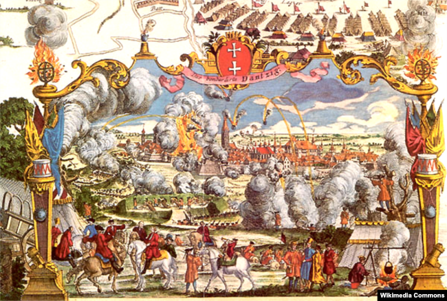 Облога Данцига (Гданська) російською армією в 1734 році під час Війни за польську спадщину