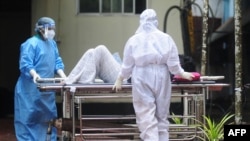 პაციენტი "ნიპას" ვირუსის სიმპტომებით მედპერსონალს კლინიკაში შეჰყავს. ინდოეთი, კერალას შტატი. 2023 წელი