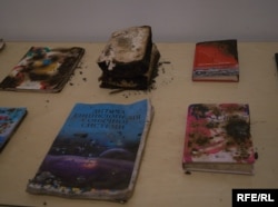 Cărți arse din Harkov la Festivalul Book Arsenal din Kiev