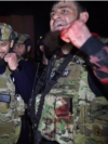 Kadyrovtsy during the operation in Gudermes. Screenshot of video from Ramzan Kadyrov's page