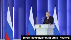 În discursul său Putin a reiterat că invazia din Ucraina a fost „provocată” de Occident.