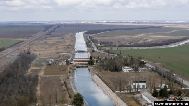 Дніпровська вода у Північно-Кримському каналі, 2022 рік