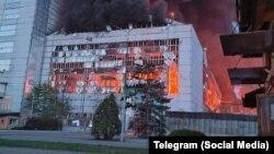 Incendiu la centrala termo-electrică Tripillea la sud de Kiev, lovită de o rachetă rusească