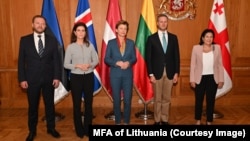 Главы МИД Эстонии, Исландии, Латвии и Литвы и Саломе Зурабишвили